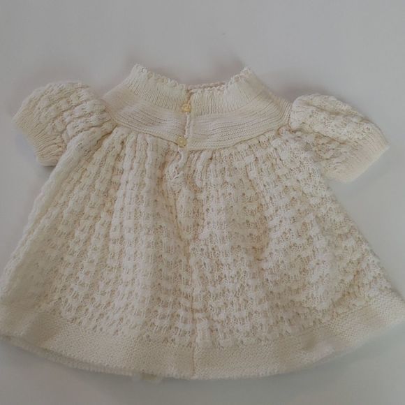 Renzo Vintage Infant Girl Knit Dress - Picture 5 of 7